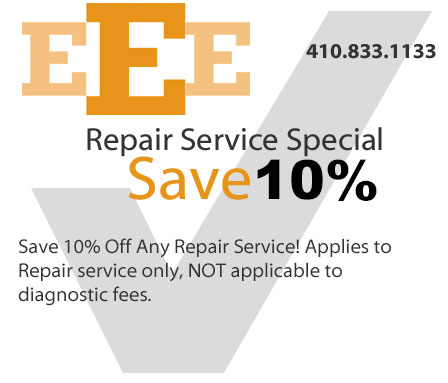 Save 10% on Repair Service Coupon